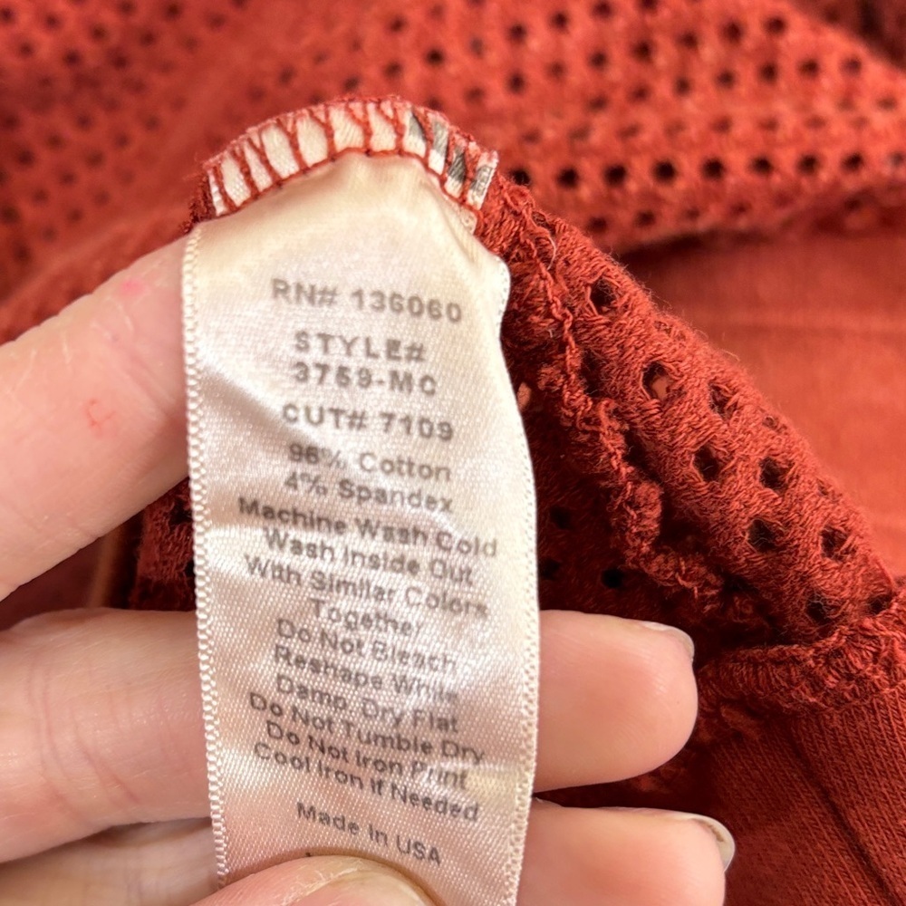 Project Social T Rust Long Sleeve Top - Picture 4 of 4
